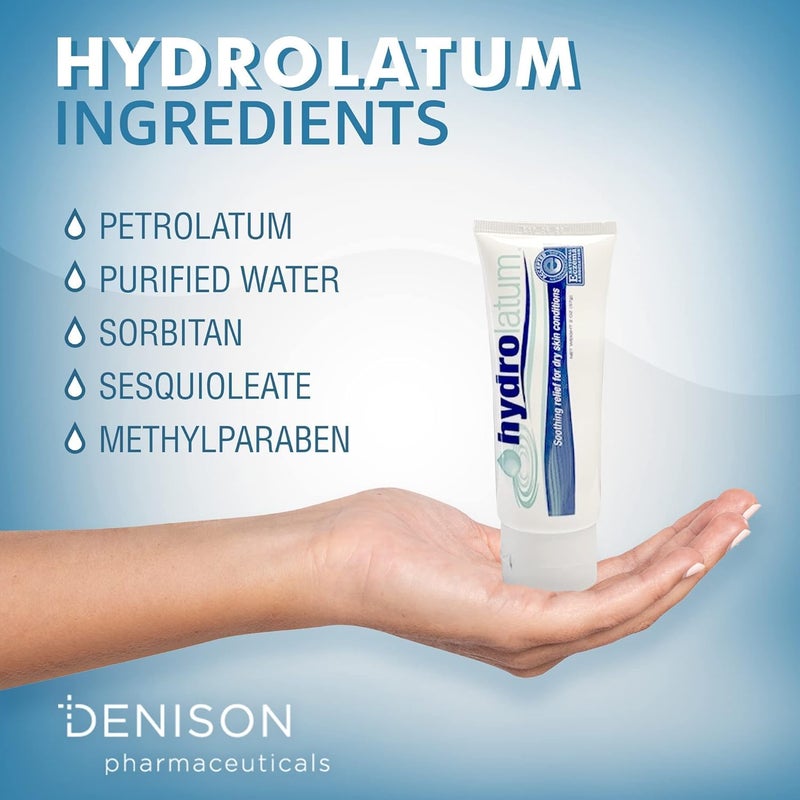 Hydrolatum Dry Skin Cream - Hydrating Moisturizer for Sensitive & Extra Dry, Nourishing Body Lotion for Men & Women - 2oz - Image 4